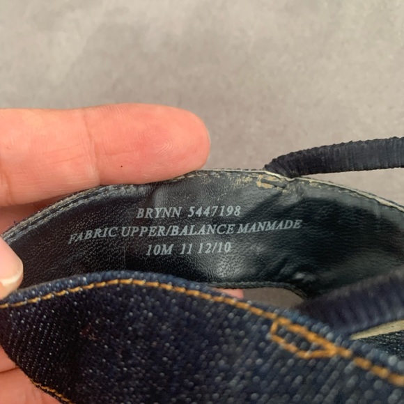 Liz Claiborne Denim Wedge Sandals/Espadrilles size 10. - Picture 12 of 12